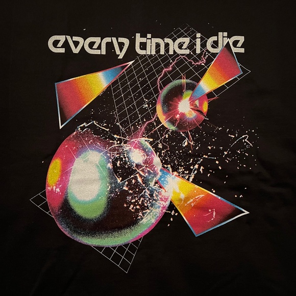 EVERY TIME I DIE "Shattered" Radical Pullover Hoodie NWOT ETID MEDIUM - Picture 9 of 12